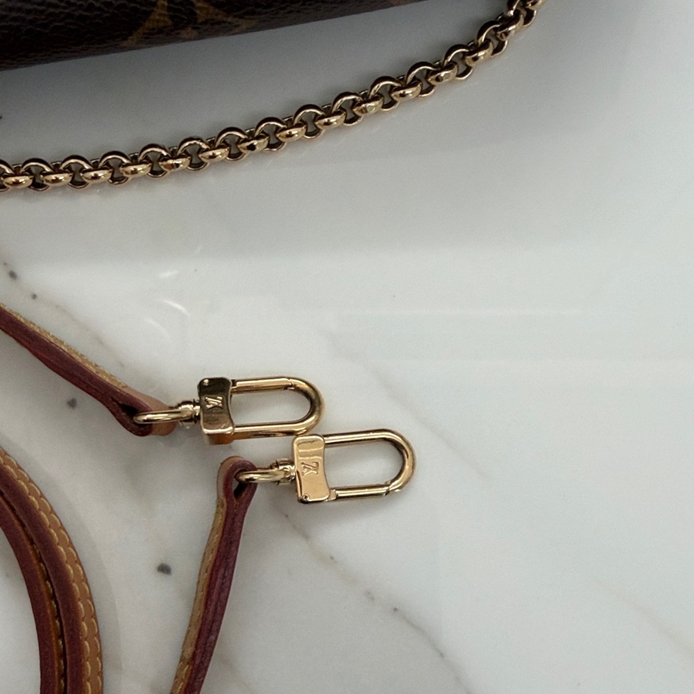 Louis Vuitton Eva Dark Brown Monogram Pochette - Picture 2 of 14